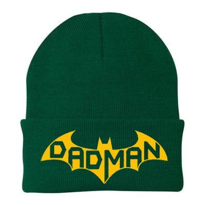 Funny Dad Birthday Present Idea Dadman Son Birth Knit Cap Winter Beanie