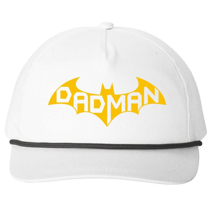 Funny Dad Birthday Present Idea Dadman Son Birth Snapback Five-Panel Rope Hat