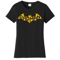 Funny Dad Birthday Present Idea Dadman Son Birth Women's T-Shirt