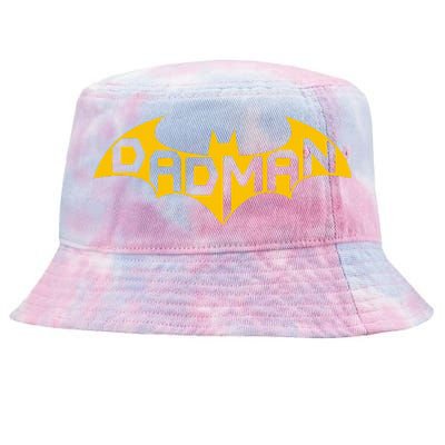 Funny Dad Birthday Present Idea Dadman Son Birth Tie-Dyed Bucket Hat