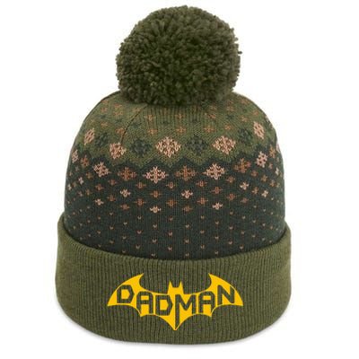 Funny Dad Birthday Present Idea Dadman Son Birth The Baniff Cuffed Pom Beanie