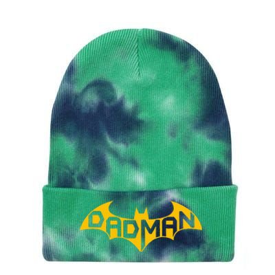 Funny Dad Birthday Present Idea Dadman Son Birth Tie Dye 12in Knit Beanie