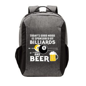 Father's Day BILLIARDS AND BEER BILLIARDS POOL PLAYER Gift For Dad Vector Backpack