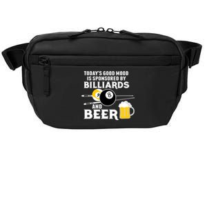 Father's Day BILLIARDS AND BEER BILLIARDS POOL PLAYER Gift For Dad Crossbody Pack