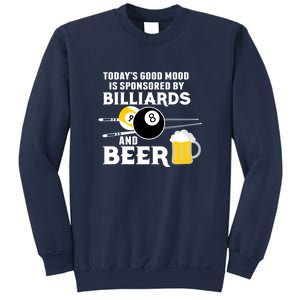 Father's Day BILLIARDS AND BEER BILLIARDS POOL PLAYER Gift For Dad Sweatshirt