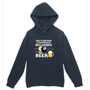 Father's Day BILLIARDS AND BEER BILLIARDS POOL PLAYER Gift For Dad Urban Pullover Hoodie