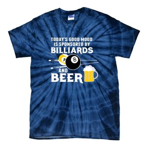 Father's Day BILLIARDS AND BEER BILLIARDS POOL PLAYER Gift For Dad Tie-Dye T-Shirt