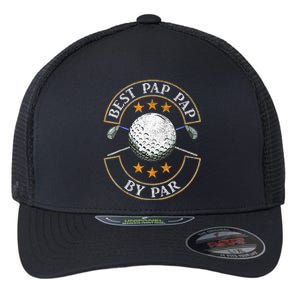 Father's Day Best Pap By Par Golf Gifts For Dad Grandpa Flexfit Unipanel Trucker Cap