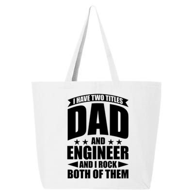 Fathers Day Best Papa Ever IM A Dad And A Engineer Meaningful Gift 25L Jumbo Tote