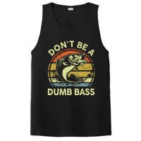 Fishing Dont Be Dumb Bass Funny Dad PosiCharge Competitor Tank