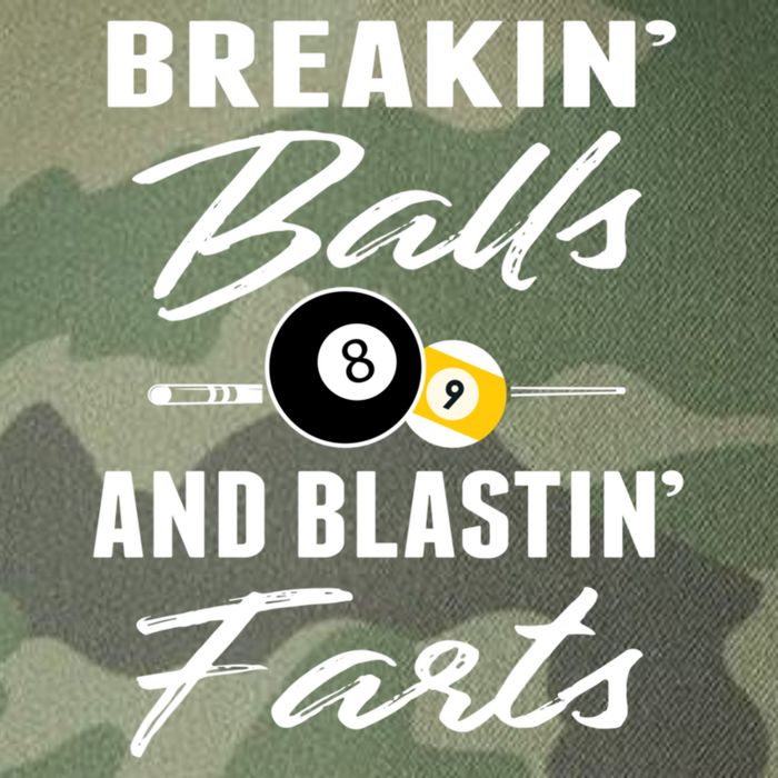 Father's Day BREAKIN BALLS AND BLASTIN'S FARTS Pool Player Gift For Dad Legacy Tie Dye Trucker Hat