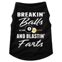 Father's Day BREAKIN BALLS AND BLASTIN'S FARTS Pool Player Gift For Dad Doggie Tank