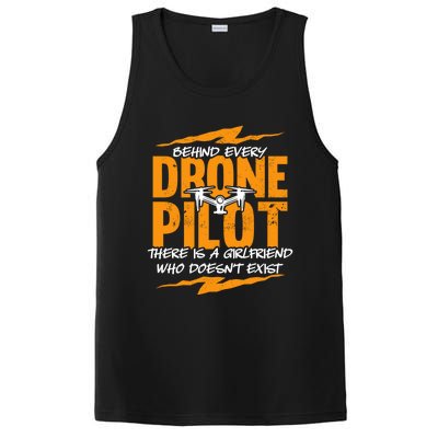 Funny Drone Behind Every Drone Pilot There Is No Friend Gift PosiCharge Competitor Tank