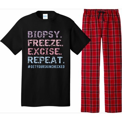 Funny Dermatologist Biopsy Freeze Excise Repeat Dermatology Pajama Set