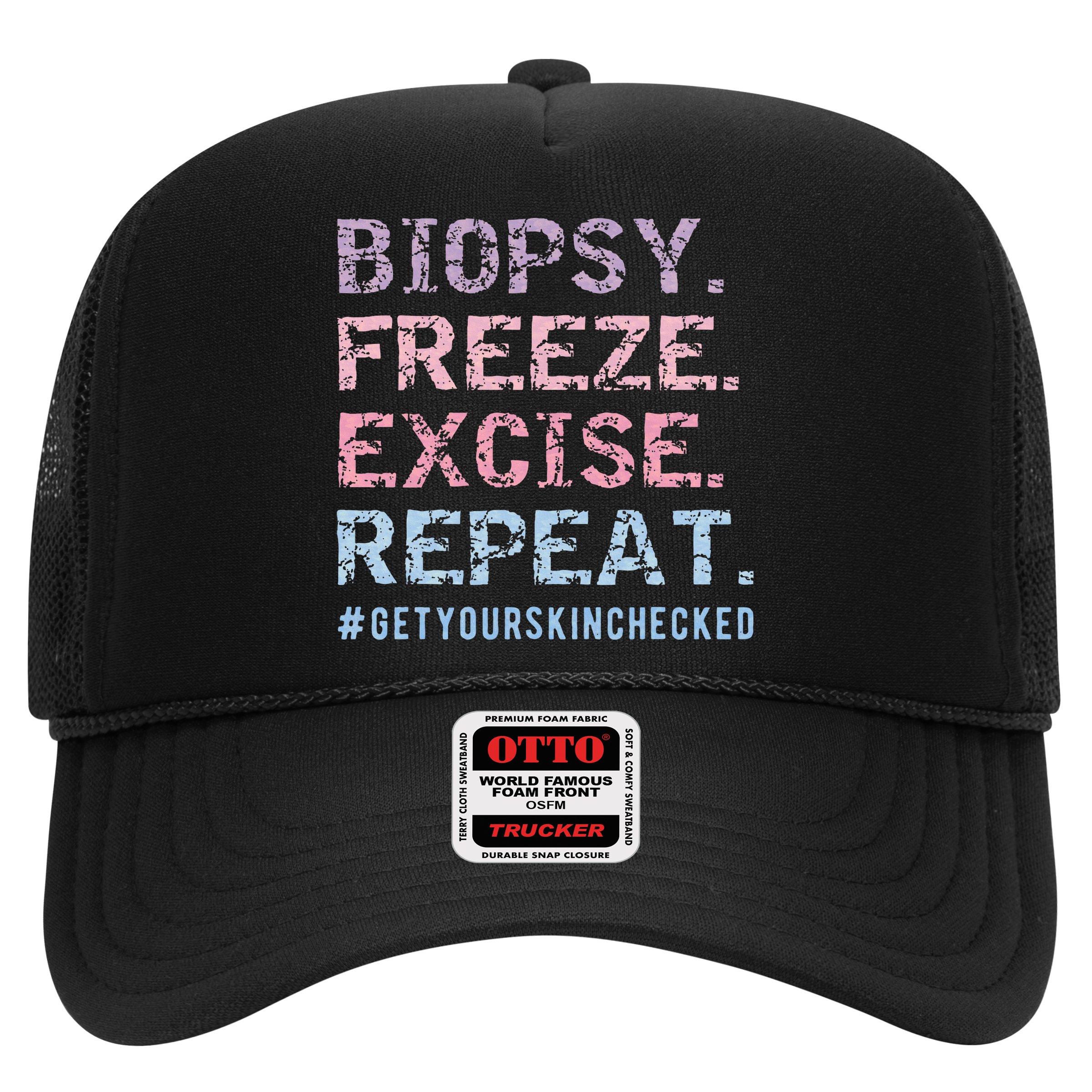 Funny Dermatologist Biopsy Freeze Excise Repeat Dermatology Hat