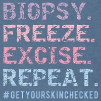 Funny Dermatologist Biopsy Freeze Excise Repeat Dermatology Garment-Dyed Sweatshirt