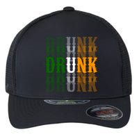 Funny Drunk Blur St Patricks Day Flexfit Unipanel Trucker Cap