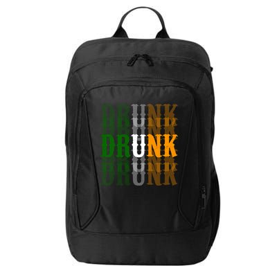 Funny Drunk Blur St Patricks Day City Backpack