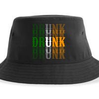 Funny Drunk Blur St Patricks Day Sustainable Bucket Hat