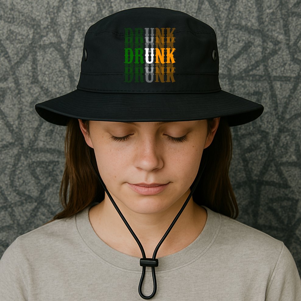 Funny Drunk Blur St Patricks Day Bucket Hat