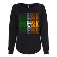 Funny Drunk Blur St Patricks Day Womens California Wash Sweatshirt