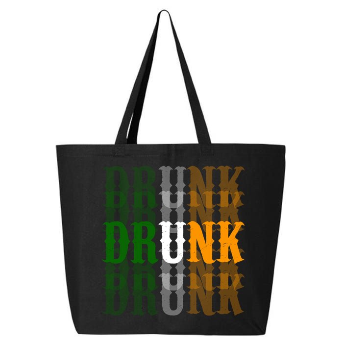 Funny Drunk Blur St Patricks Day 25L Jumbo Tote