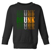 Funny Drunk Blur St Patricks Day Toddler Sweatshirt