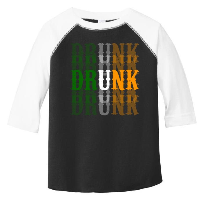 Funny Drunk Blur St Patricks Day Toddler Fine Jersey T-Shirt