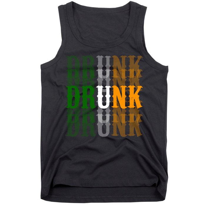 Funny Drunk Blur St Patricks Day Tank Top