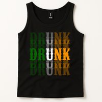 Funny Drunk Blur St Patricks Day Tank Top