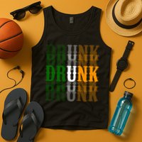 Funny Drunk Blur St Patricks Day Tank Top