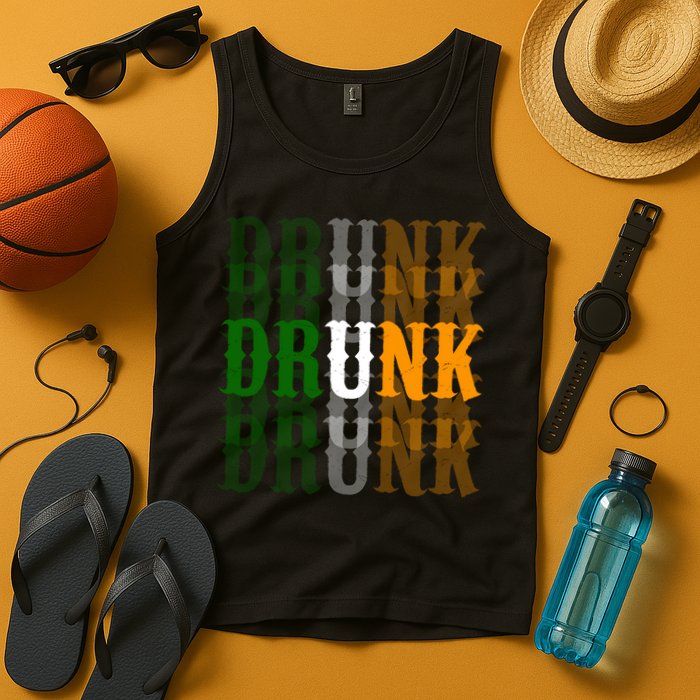 Funny Drunk Blur St Patricks Day Tank Top