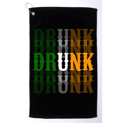 Funny Drunk Blur St Patricks Day Golf Towel