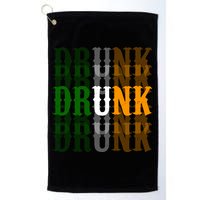 Funny Drunk Blur St Patricks Day Golf Towel