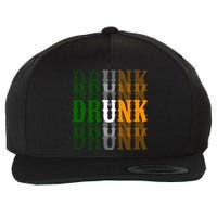 Funny Drunk Blur St Patricks Day Wool Snapback Cap