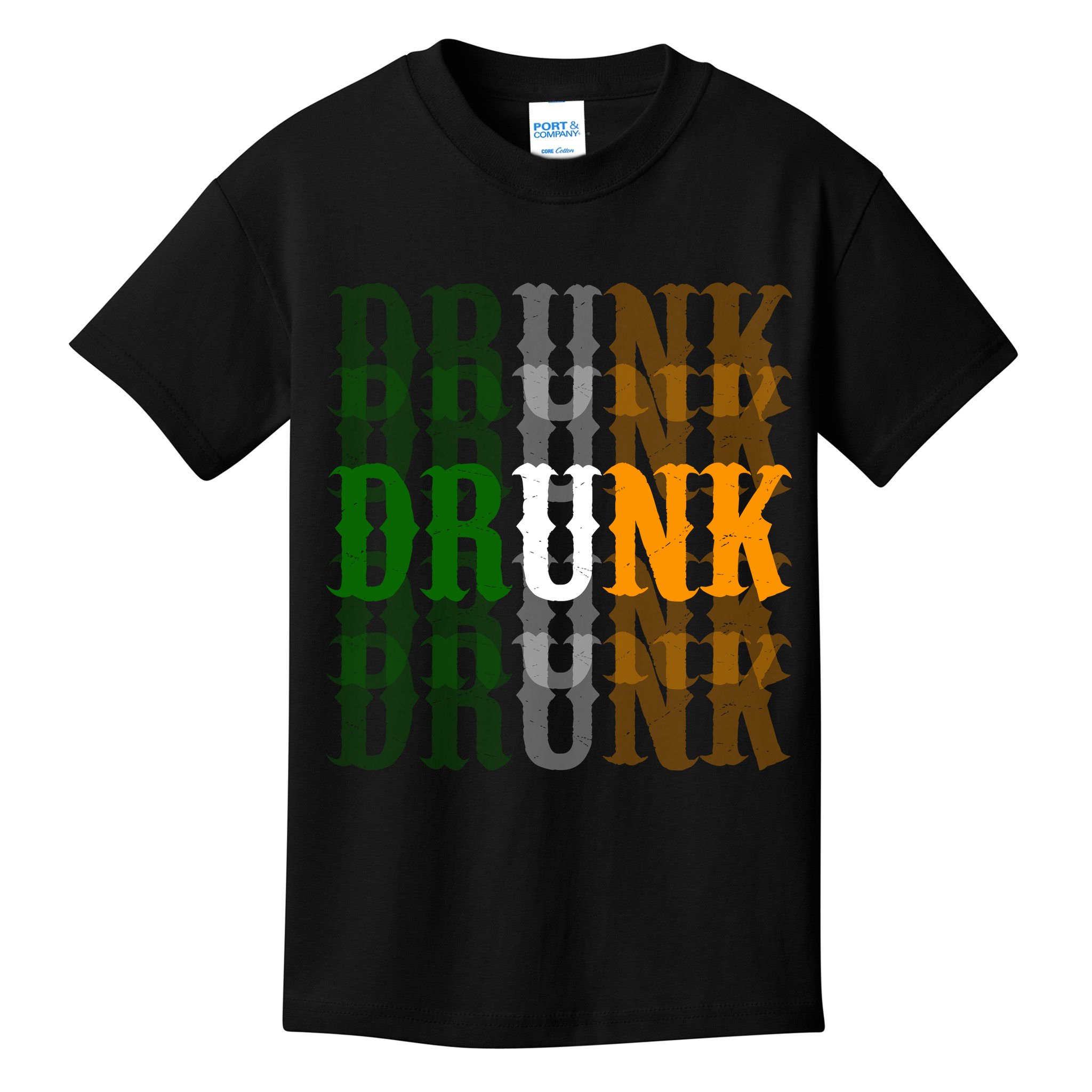 Funny Drunk Blur St Patricks Day Kids T-Shirt