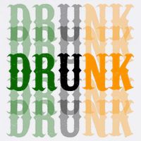 Funny Drunk Blur St Patricks Day Garment-Dyed Sweatshirt