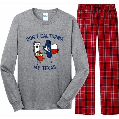 Funny Don't California My Texas Long Sleeve Pajama Set