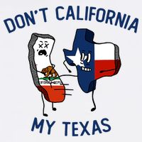 Funny Don't California My Texas Cooling Performance Crew T-Shirt