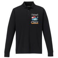 Friends DonT Cruise Alone Funny Cruising Ship Matching Cute Performance Long Sleeve Polo