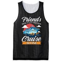 Friends DonT Cruise Alone Funny Cruising Ship Matching Cute Mesh Reversible Basketball Jersey Tank