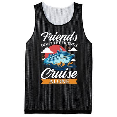 Friends DonT Cruise Alone Funny Cruising Ship Matching Cute Mesh Reversible Basketball Jersey Tank