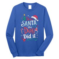 Funny Dog Christmas Gift Dear Santa My Dog Did It Pajama Great Gift Long Sleeve Shirt