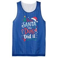 Funny Dog Christmas Gift Dear Santa My Dog Did It Pajama Great Gift Mesh Reversible Basketball Jersey Tank