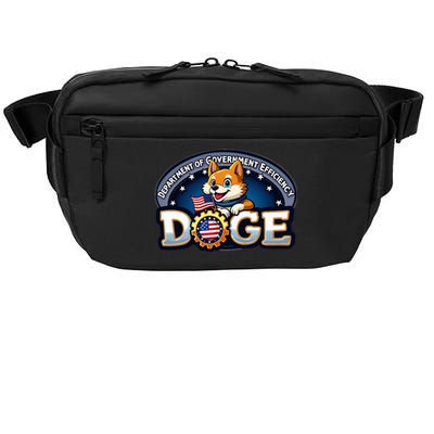 Funny Doge Crypto Meme Department Of Government Efficiency Crossbody Pack