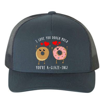 Funny Donut Couples Pun Saying Joke Valentines Day Quote Cool Gift Yupoong Adult 5-Panel Trucker Hat