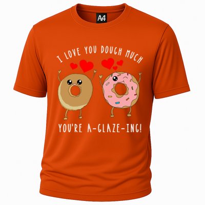 Funny Donut Couples Pun Saying Valentines Day Quote Meme Gift Cooling Performance Crew T-Shirt