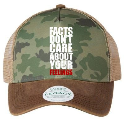 Facts Don't Care About Your Feelings Legacy Tie Dye Trucker Hat