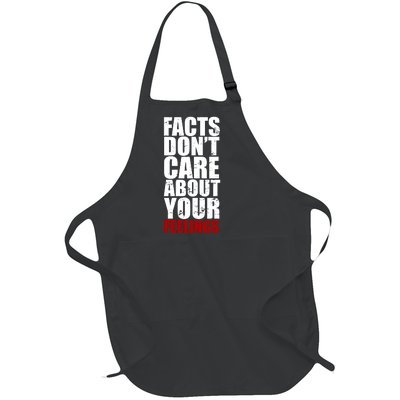 Facts Don't Care About Your Feelings Full-Length Apron With Pockets