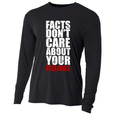 Facts Don't Care About Your Feelings Cooling Performance Long Sleeve Crew